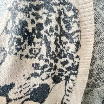 Cárdigan largo con diseño de leopardo Greenfield - miniatura 5