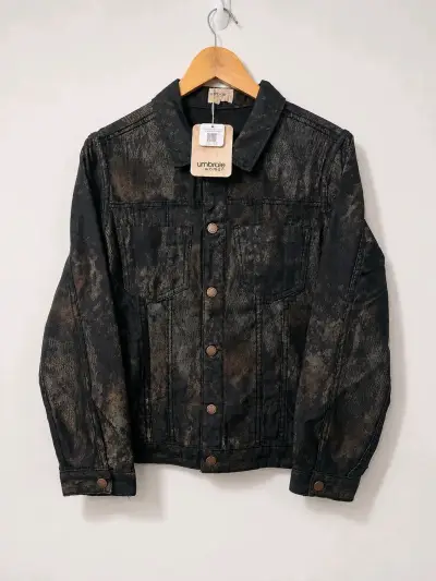 Chaqueta de mezclilla negra Umbrale para mujer - miniatura 1