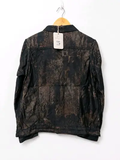 Chaqueta de mezclilla negra Umbrale para mujer - miniatura 2