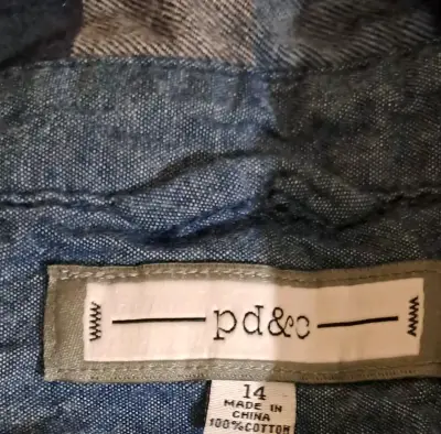 Camisa a cuadros azul y blanca - miniatura 2