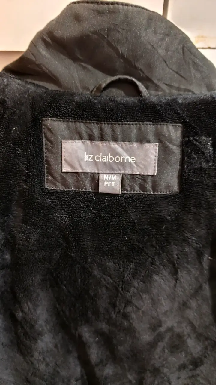 Chaqueta beige con capucha Liz Claiborne - 3