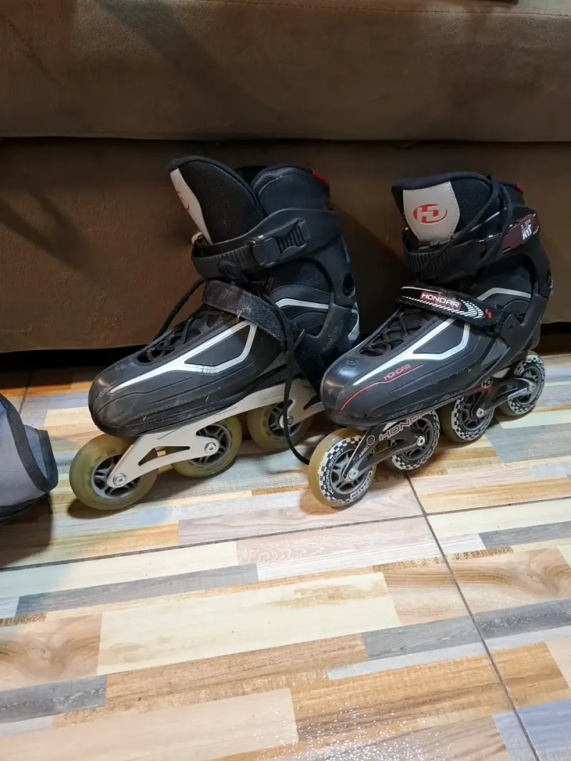 Patines en línea Hondar negros con bolsa - 2