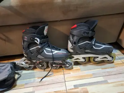 Patines en línea Hondar negros con bolsa - miniatura 5