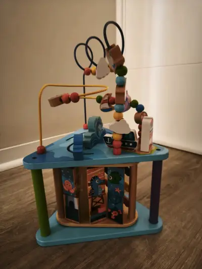 centro de actividades de madera - miniatura 2