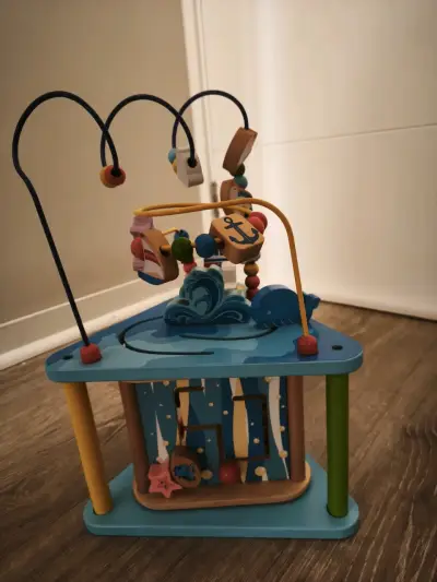 centro de actividades de madera - miniatura 3