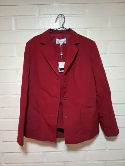 Blazer rojo elegante para mujer Baglioni - miniatura 2