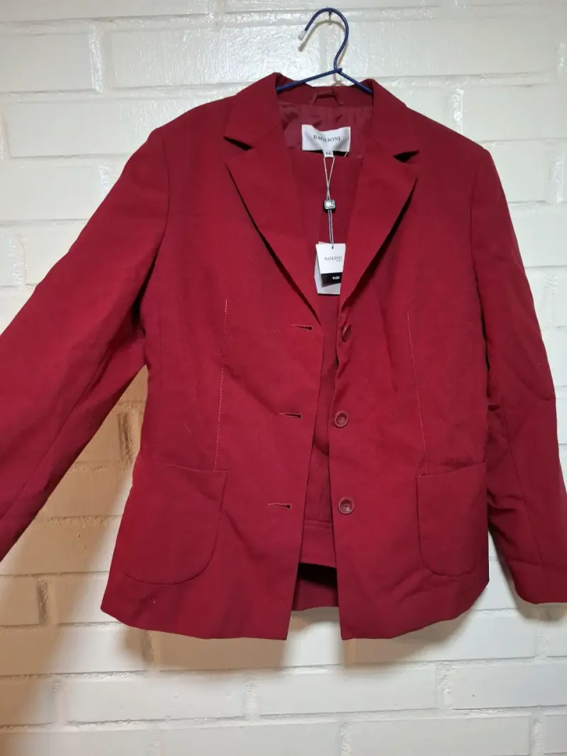 Blazer rojo elegante para mujer Baglioni - 3
