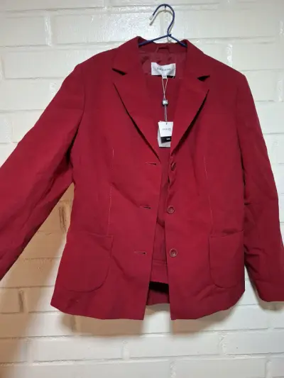 Blazer rojo elegante para mujer Baglioni - miniatura 3