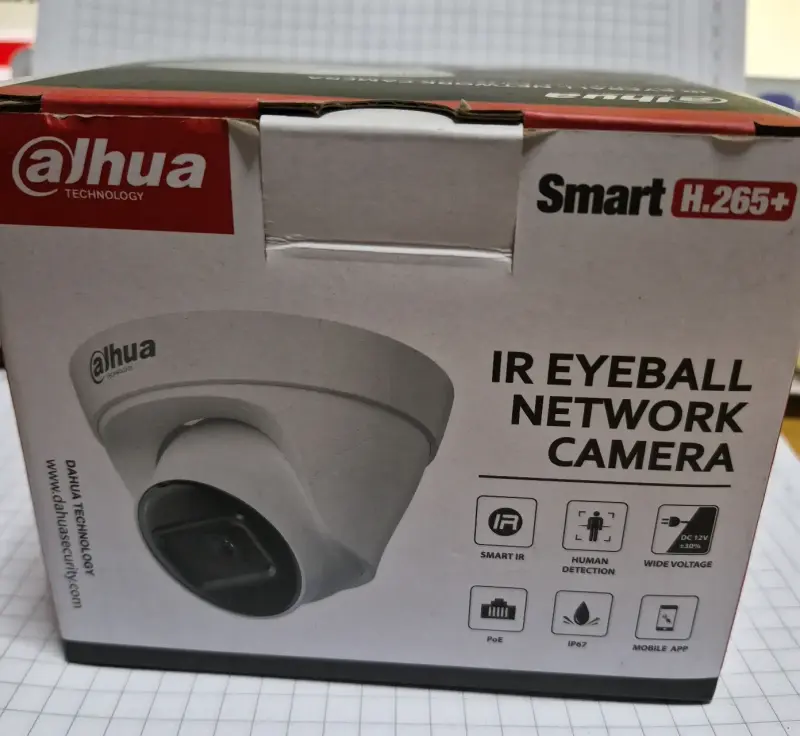 Cámara de Red Dahua IR Eyeball Smart H.265+ - 1