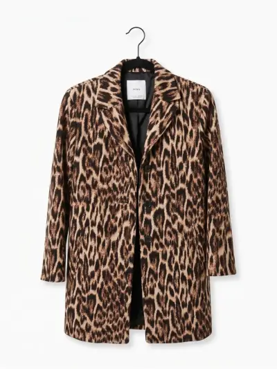 Abrigo Mango animal print talla S - miniatura 1