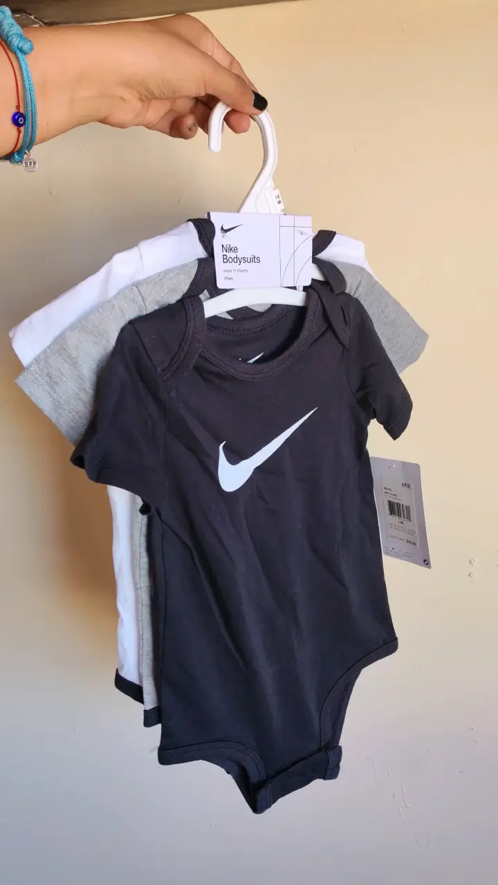 Set de bodys para bebé Nike Just Do It