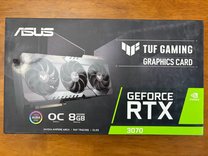 Tarjeta Gráfica ASUS TUF Gaming GeForce RTX 3070 - 1