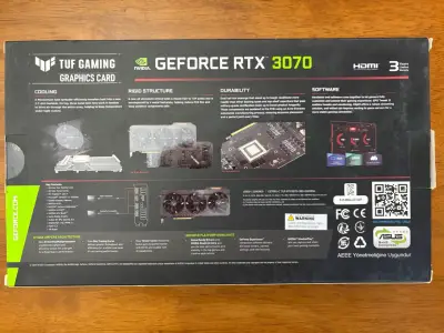 Tarjeta Gráfica ASUS  TUF Gaming GeForce RTX 3070 - miniatura 2
