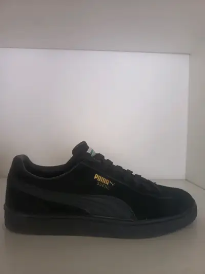 Zapatillas negras Puma Suede clásicas - miniatura 4