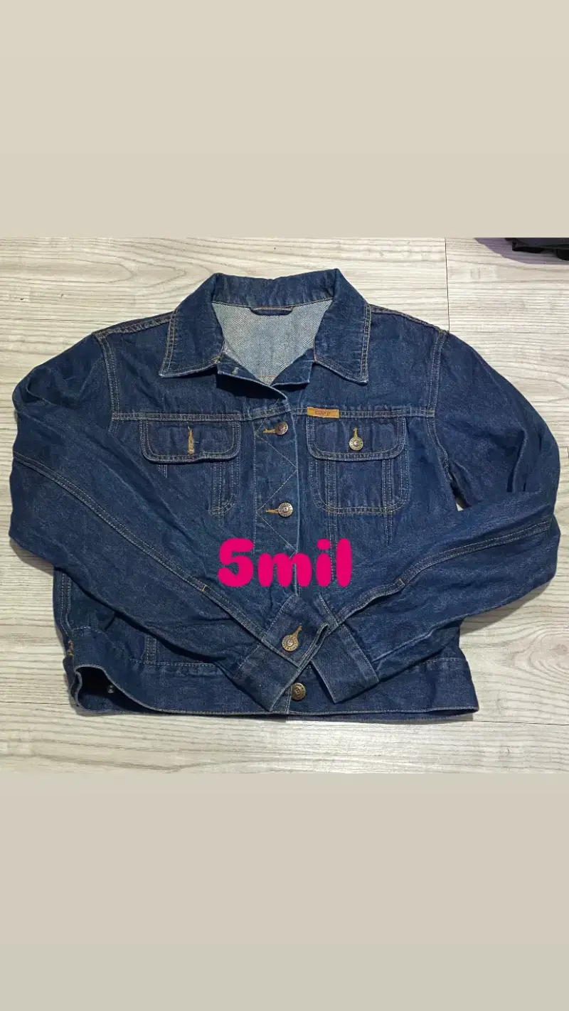 Chaqueta de mezclilla azul
