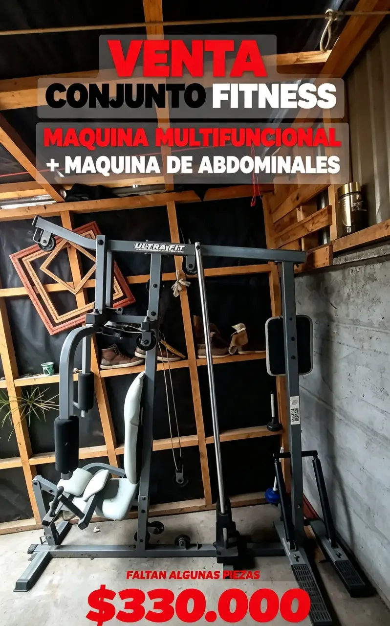 Máquina Multifuncional Ultra Fit y abdominales mak - 1