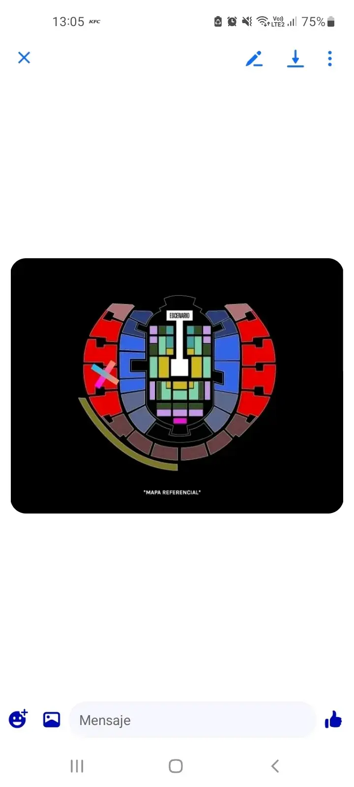 WWE entrada platea alta Fila B
