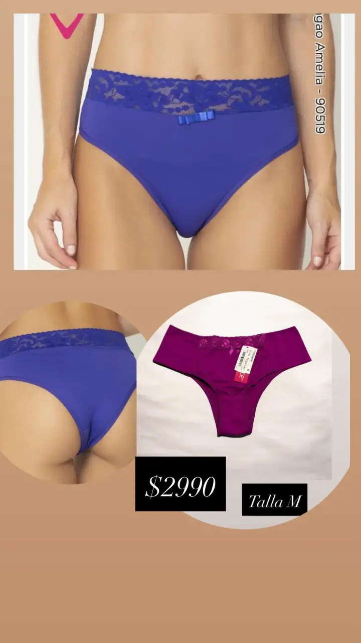 Calzones de encaje para mujer en varios colores - 2