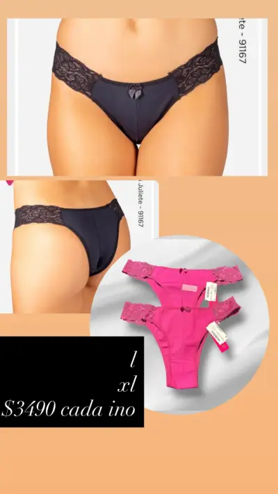 Calzones de encaje para mujer en varios colores - miniatura 4