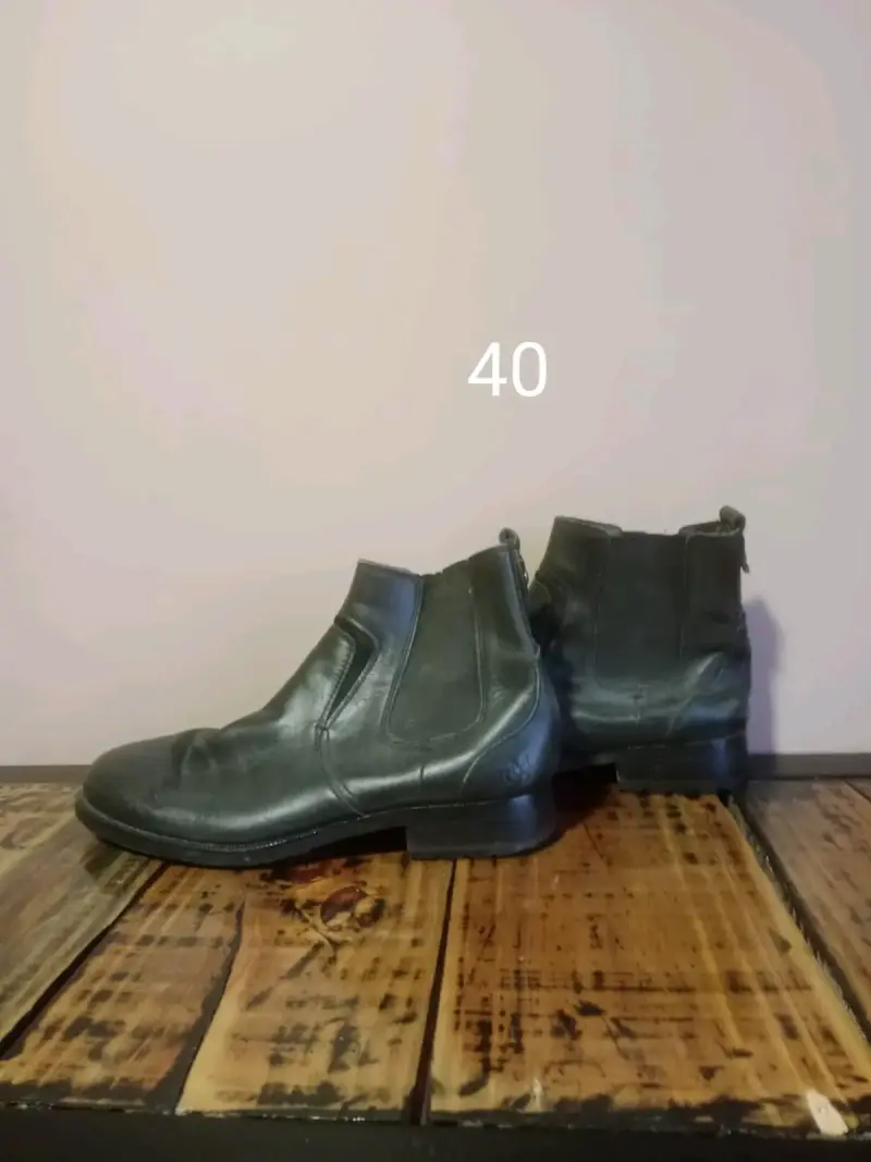 Botines de cuero para mujer en varios tamaños - 3