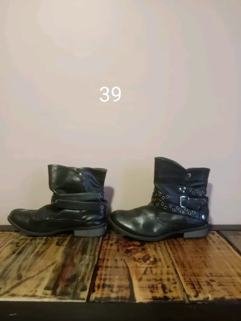 Botines de cuero para mujer en varios tamaños - 4