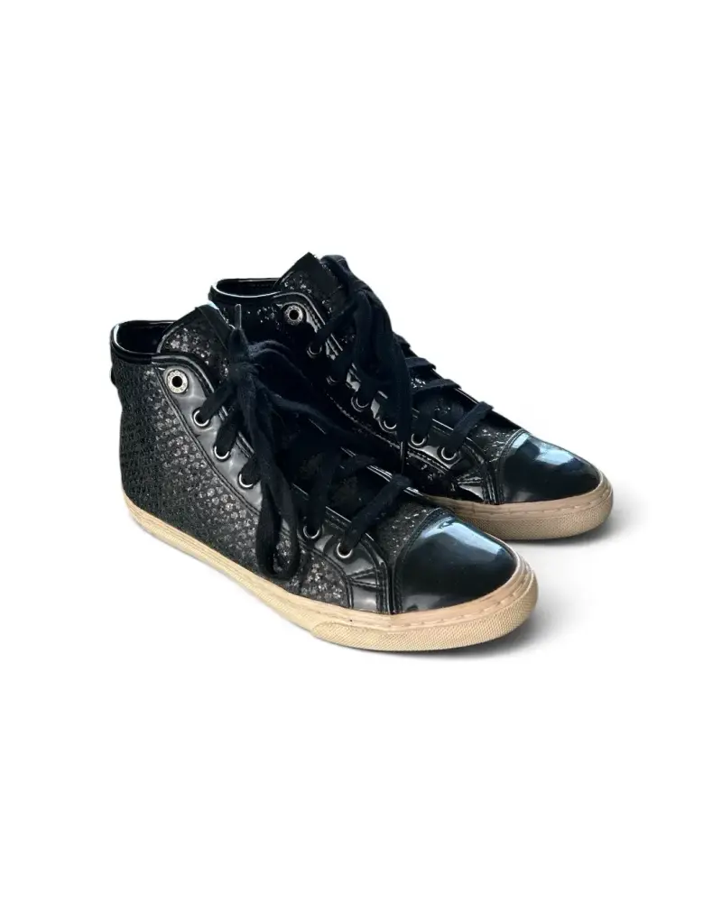 Zapatillas negras GEOX con brillo talla 39 - 2