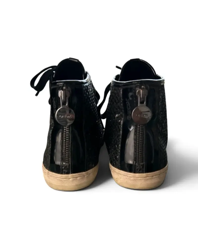 Zapatillas negras GEOX con brillo talla 39 - 3