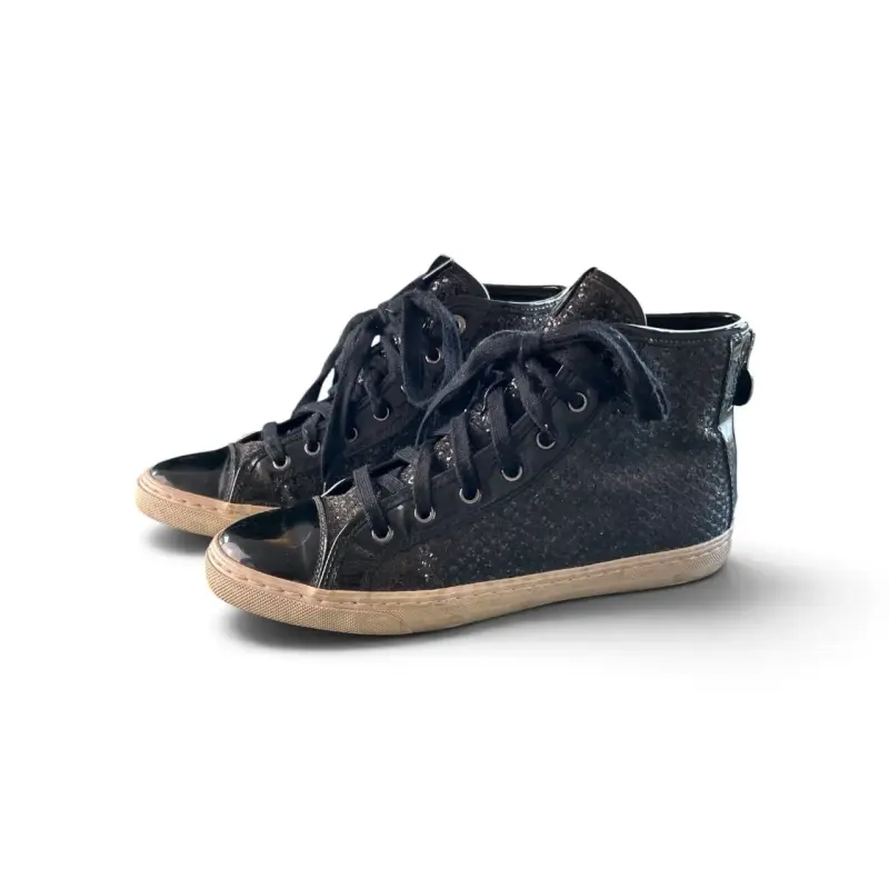 Zapatillas negras GEOX con brillo talla 39 - 4