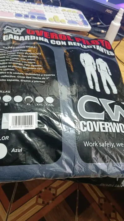 Overol piloto con reflectantes azul Coverwork - miniatura 2