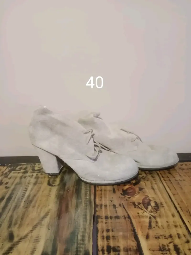 Botines de cuero negro - 3