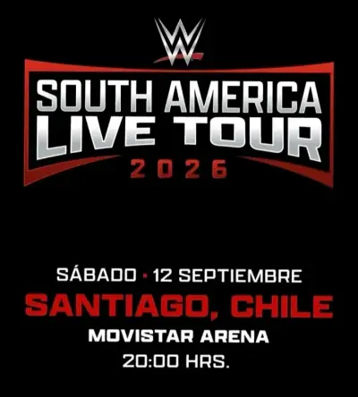 Entradas WWE South America Live Tour 2026 Santiago - miniatura 1