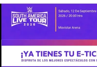 Entradas WWE South America Live Tour 2026 Santiago - miniatura 2