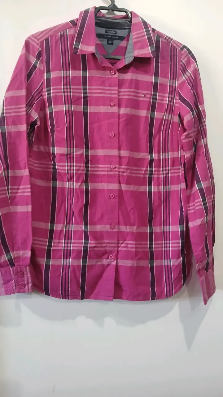 Camisa a cuadros Tommy Hilfiger rosa - 2