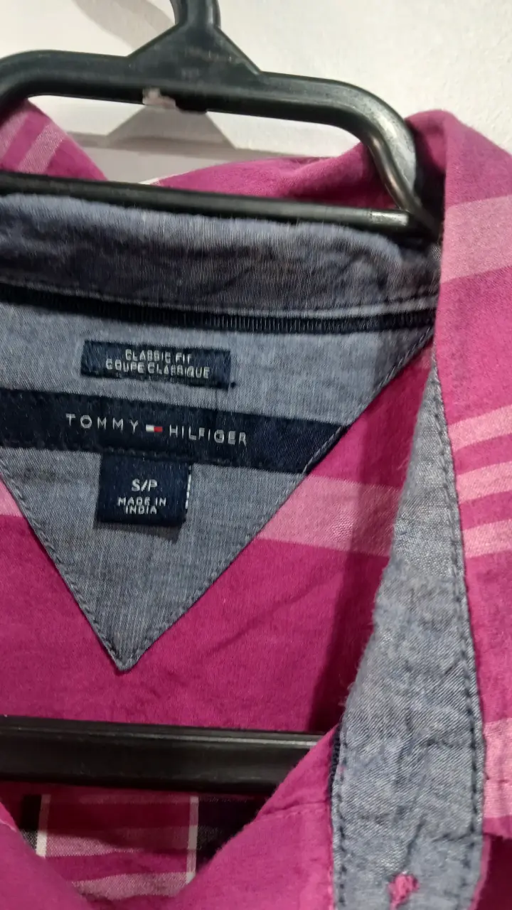 Camisa a cuadros Tommy Hilfiger rosa - 3