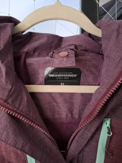 Chaqueta Weinbrenner outdoor burdeo con capucha - miniatura 2