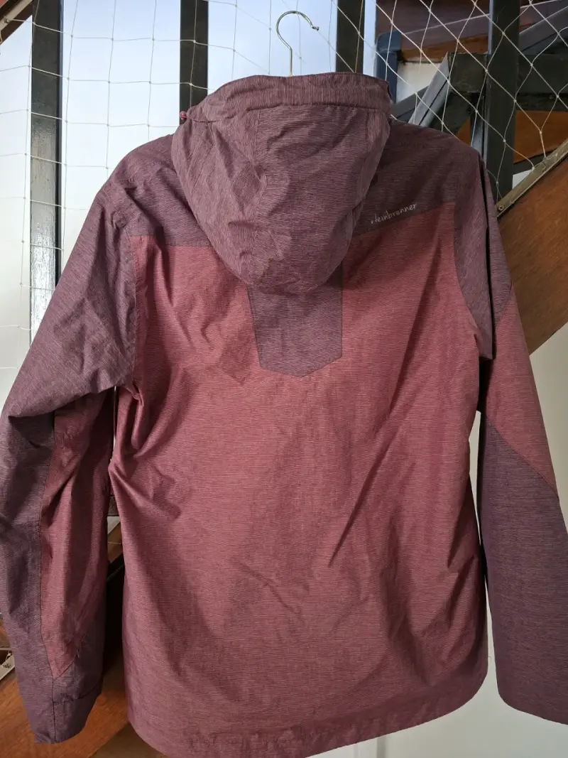 Chaqueta Weinbrenner outdoor burdeo con capucha - 3