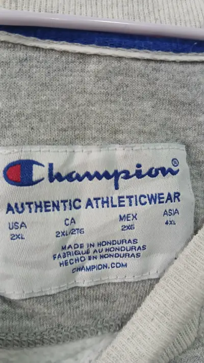 Polerón gris Champion talla 2XL - miniatura 1