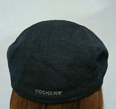 Boina Dockers de malla negra elegante - miniatura 2