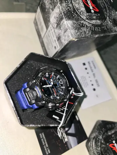 Reloj Casio G-Shock Mudmaster Azul con Sensor Cuádruple - miniatura 1