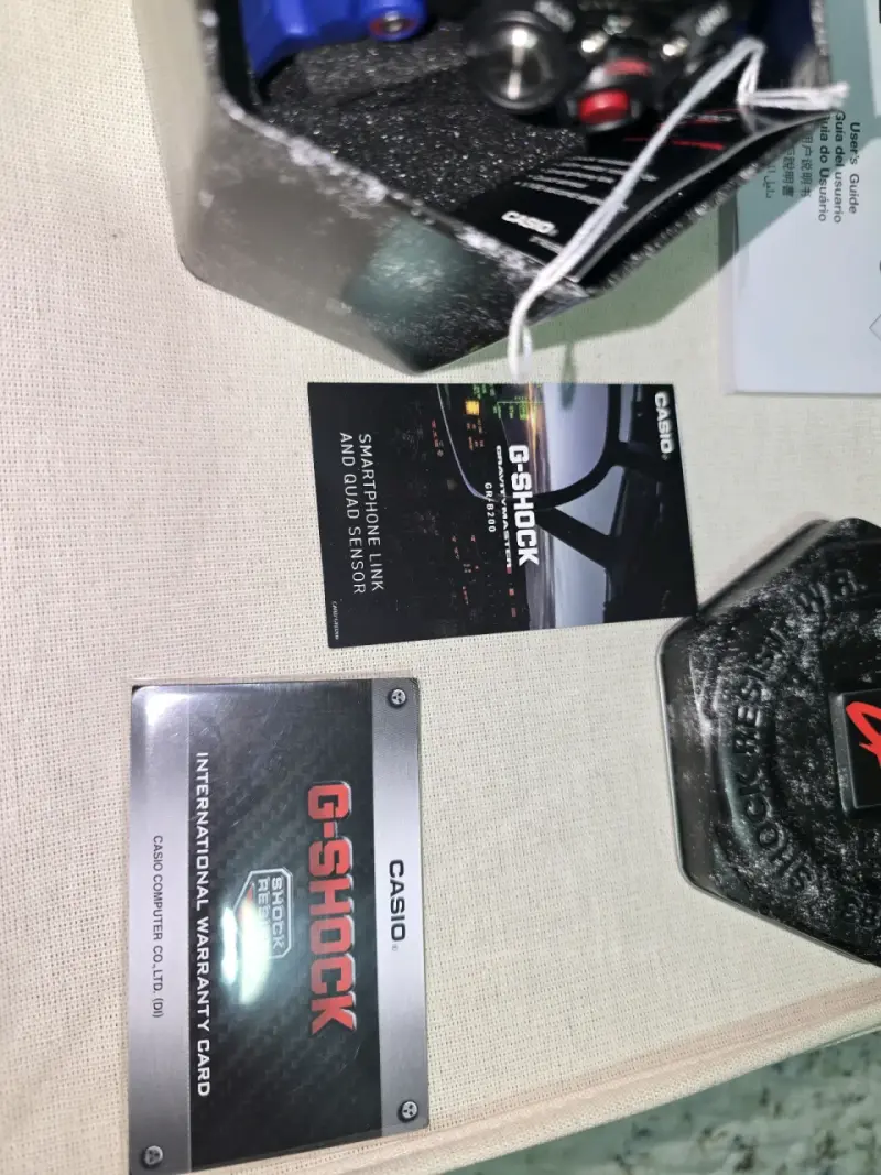 Reloj Casio G-Shock Mudmaster Azul con Sensor Cuádruple - 3