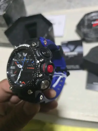 Reloj Casio G-Shock Mudmaster Azul con Sensor Cuádruple - miniatura 4
