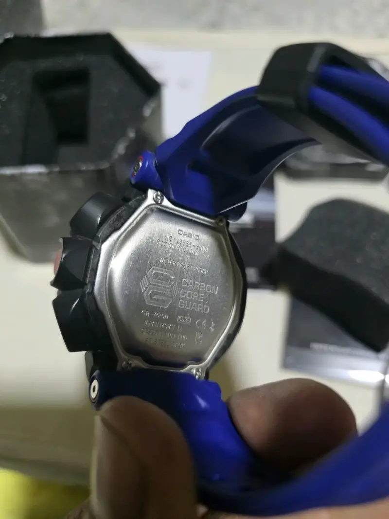 Reloj Casio G-Shock Mudmaster Azul con Sensor Cuádruple - 5