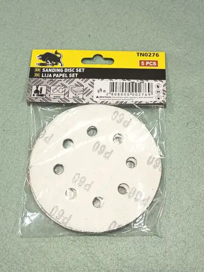 Pack 10 Discos Lija Velcro 4.5" Toro Negro - miniatura 4