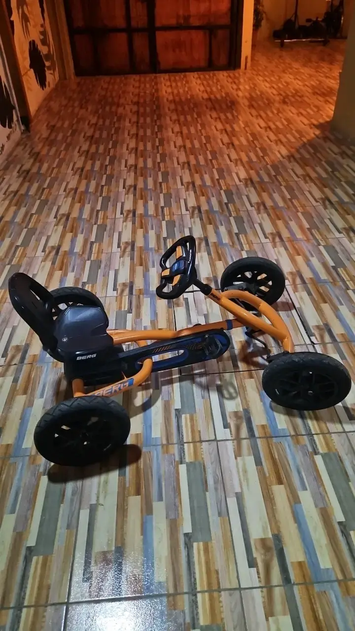 Kart a pedales para niños color naranja - 2