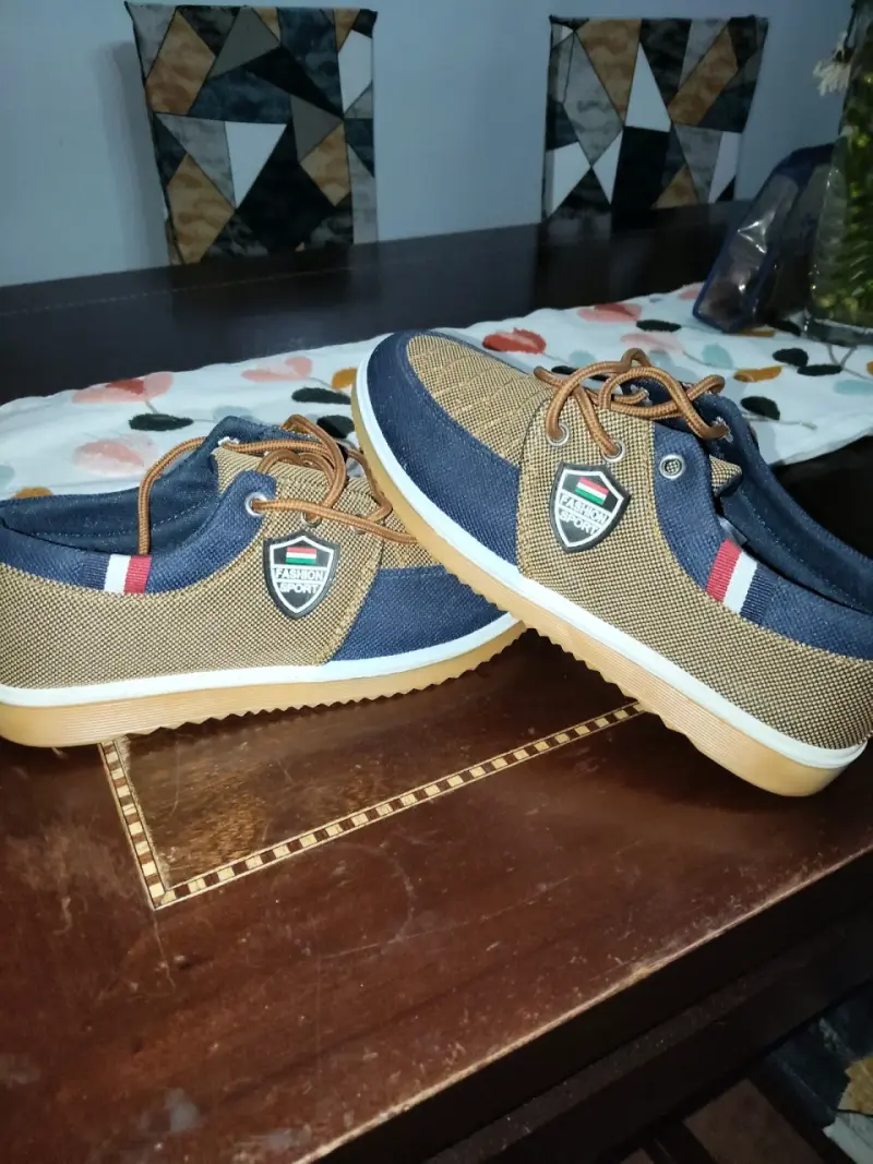 Zapatillas deportivas blancas para hombre talla 39.5 - 1