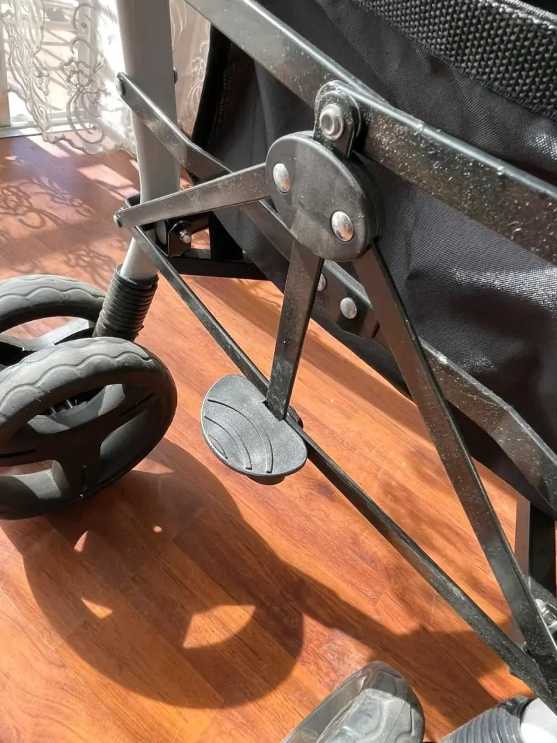 Coche doble de bebé Infanti plegable con freno - 4
