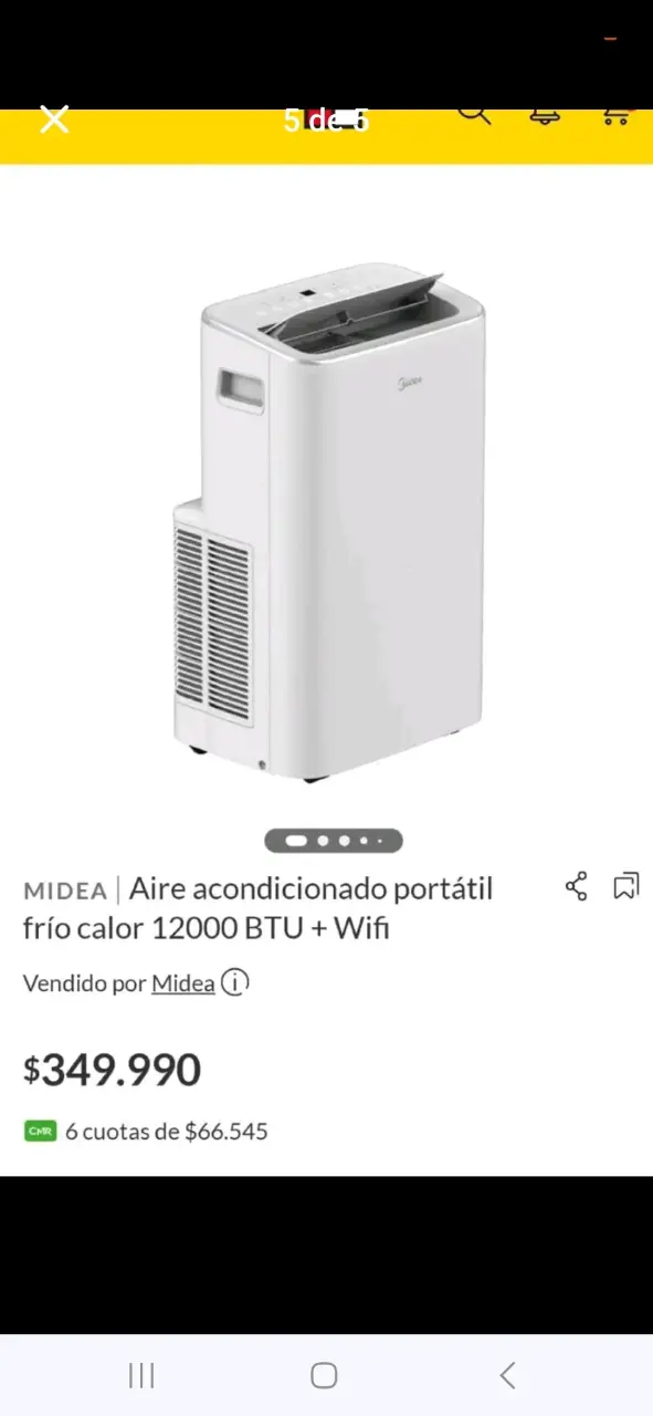 Aire acondicionado portátil Midea - 5