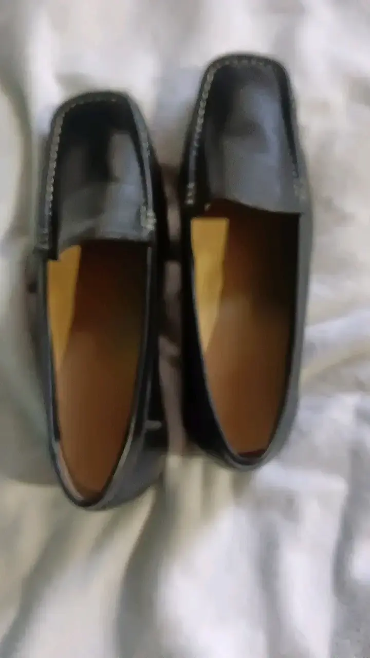 Zapatos de cuero negros para hombre - 1