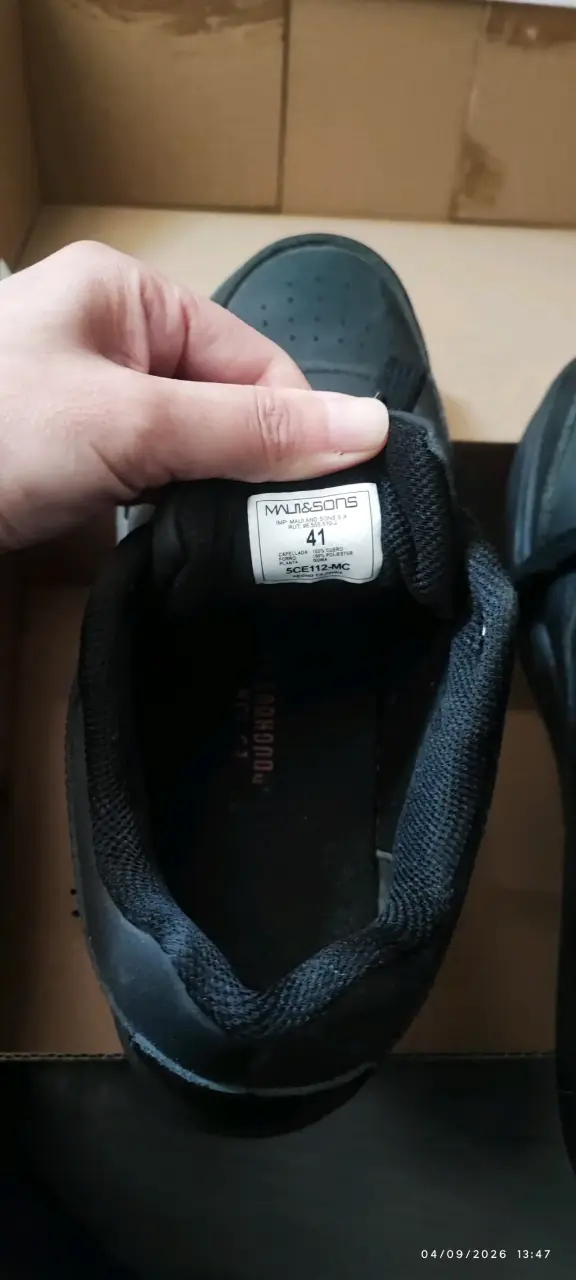 Zapatillas negras Maui & Sons talla 41 - 5