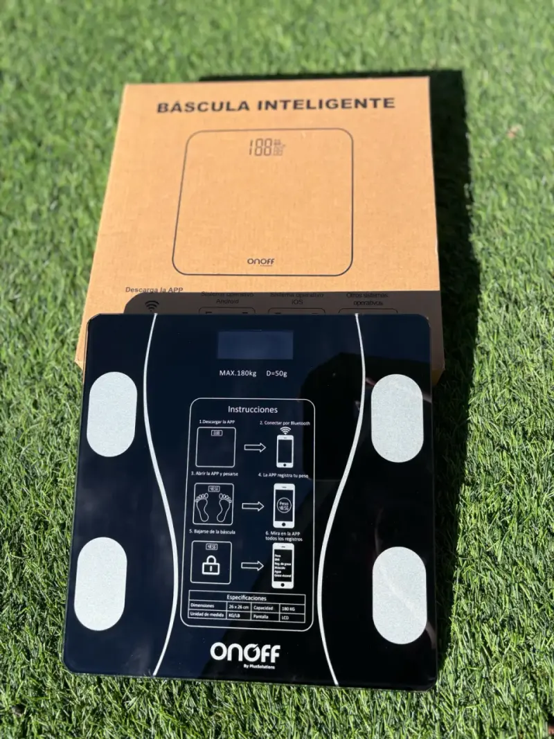 Báscula Inteligente OnOff con Bluetooth
